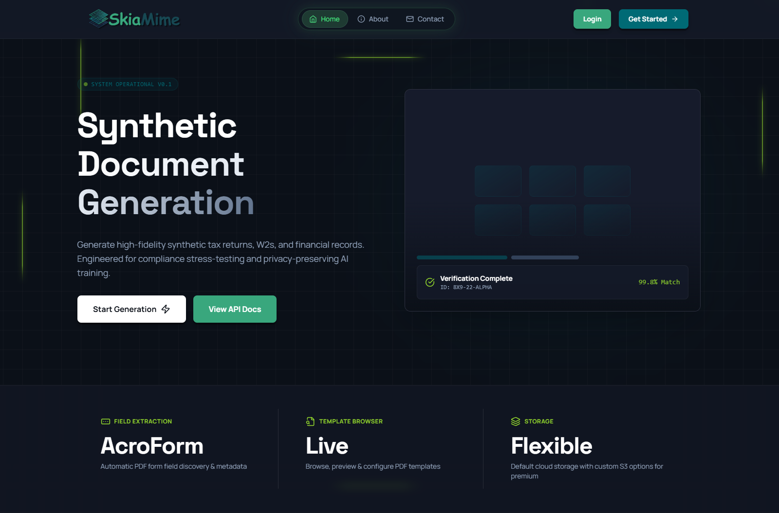 SkiaMime Website Preview
